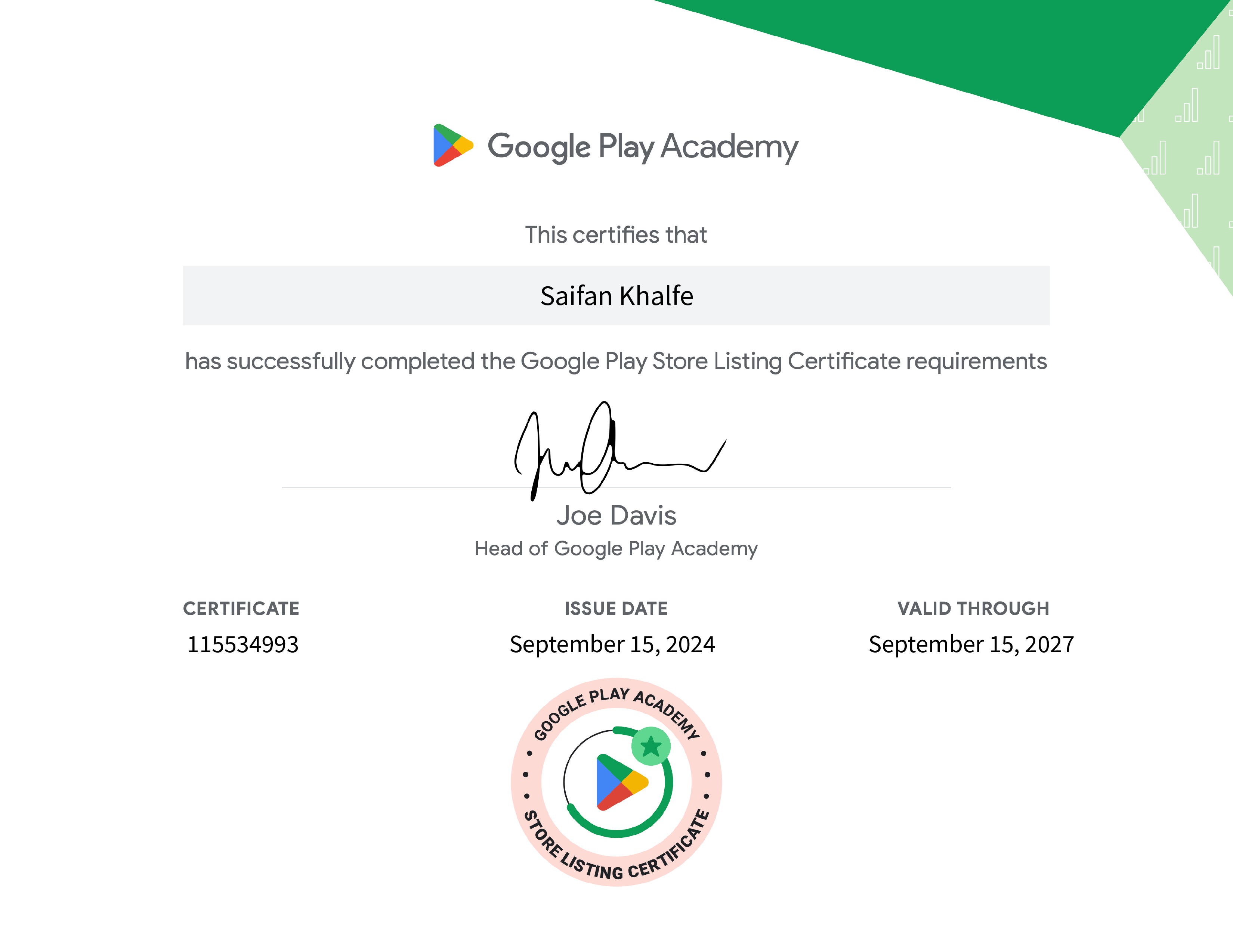 Google Play Academy