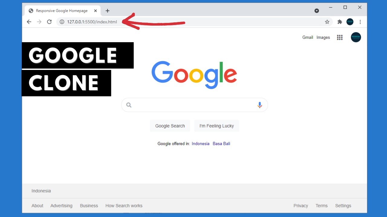 Google Search Replica